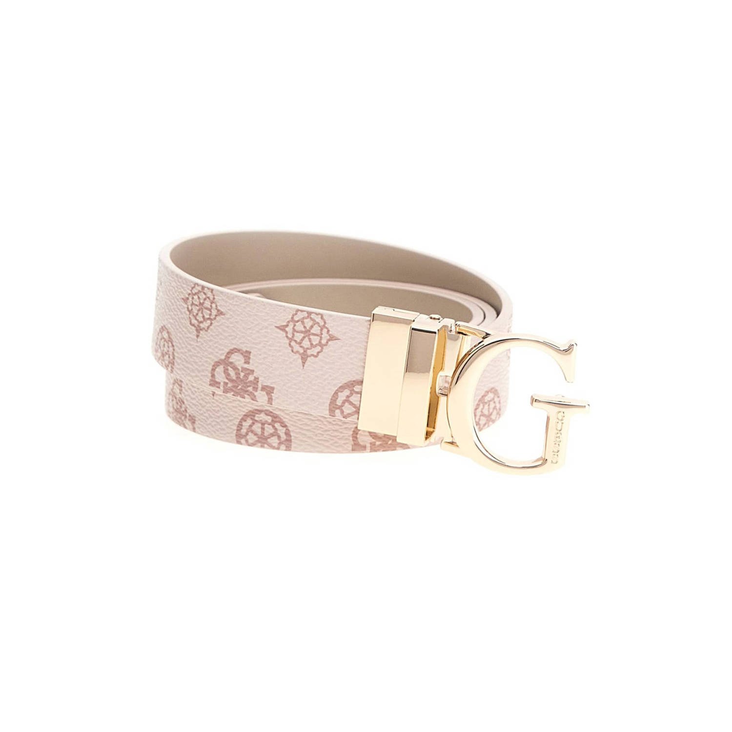 GUESS reversible riem Masie lichtroze