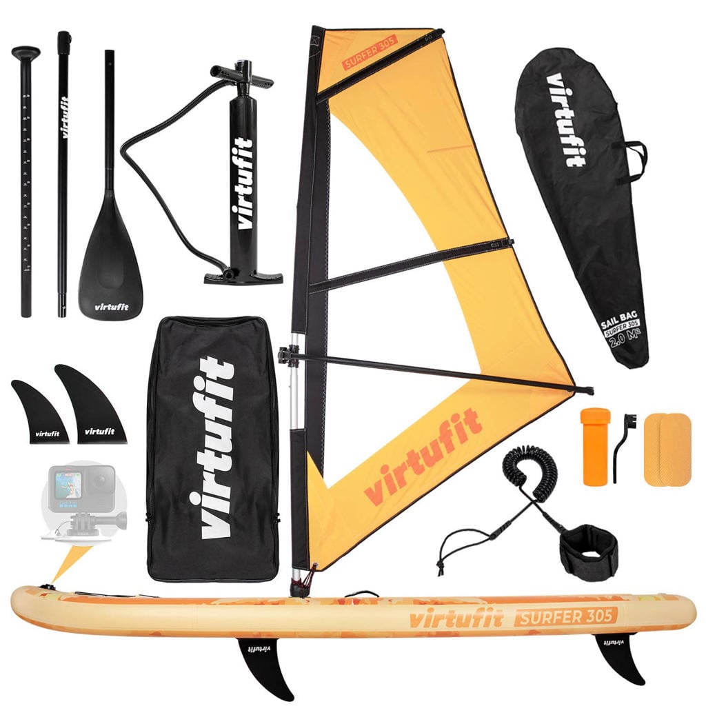 Virtufit supboard Surfer 305 oranje