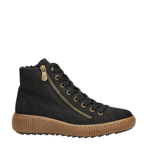 Rieker veterboots zwart afbeelding