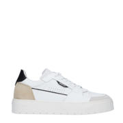 thumbnail: Witte heren Antony Morato Kilian leren sneakers met veters