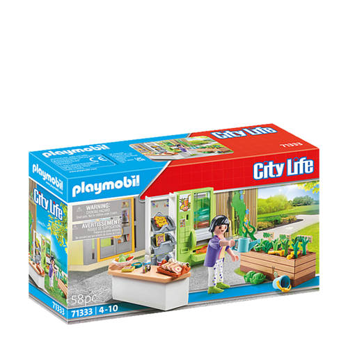 Wehkamp Playmobil City Life Verkoop stand - 71333 aanbieding