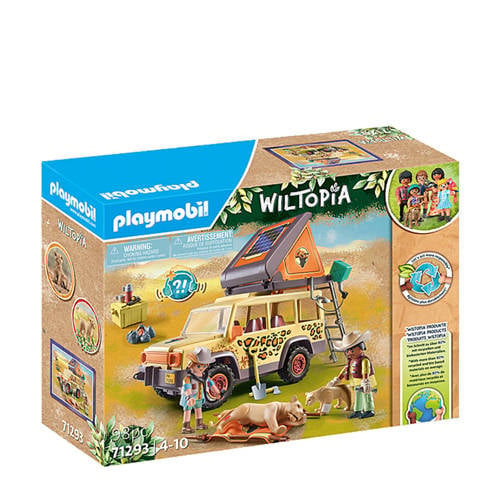 Wehkamp Playmobil Wiltopia Met de terreinwagen bij de leeuwen - 71293 aanbieding