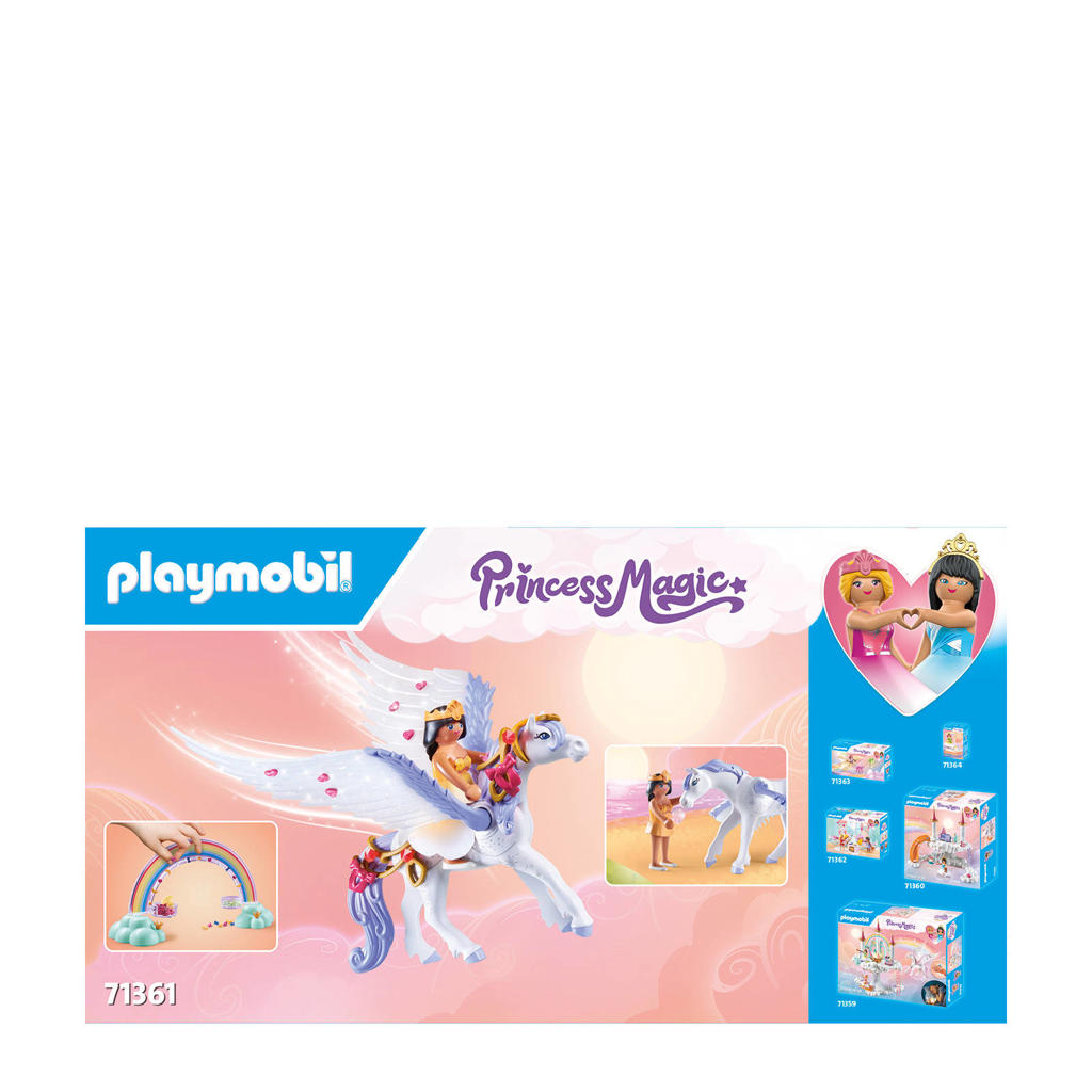 PLAYMOBIL Princess Magic 71360 Babykamer, magische kinderkamer in de wolken, inclusief babywieg, hobbelpaard, teddybeer en meer, speelgoed voor kinderen vanaf 4 jaar PLAYMOBIL Princess Magic 71360 Babykamer, magische kinderkamer in de wolken, inclusief babywieg, hobbelpaard, teddybeer en meer, speelgoed voor kinderen vanaf 4 jaar