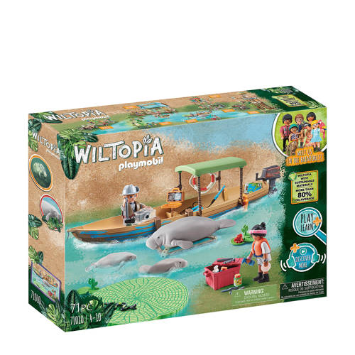 Wehkamp Playmobil Wiltopia Boottocht naar de zeekoeien - 71010 aanbieding