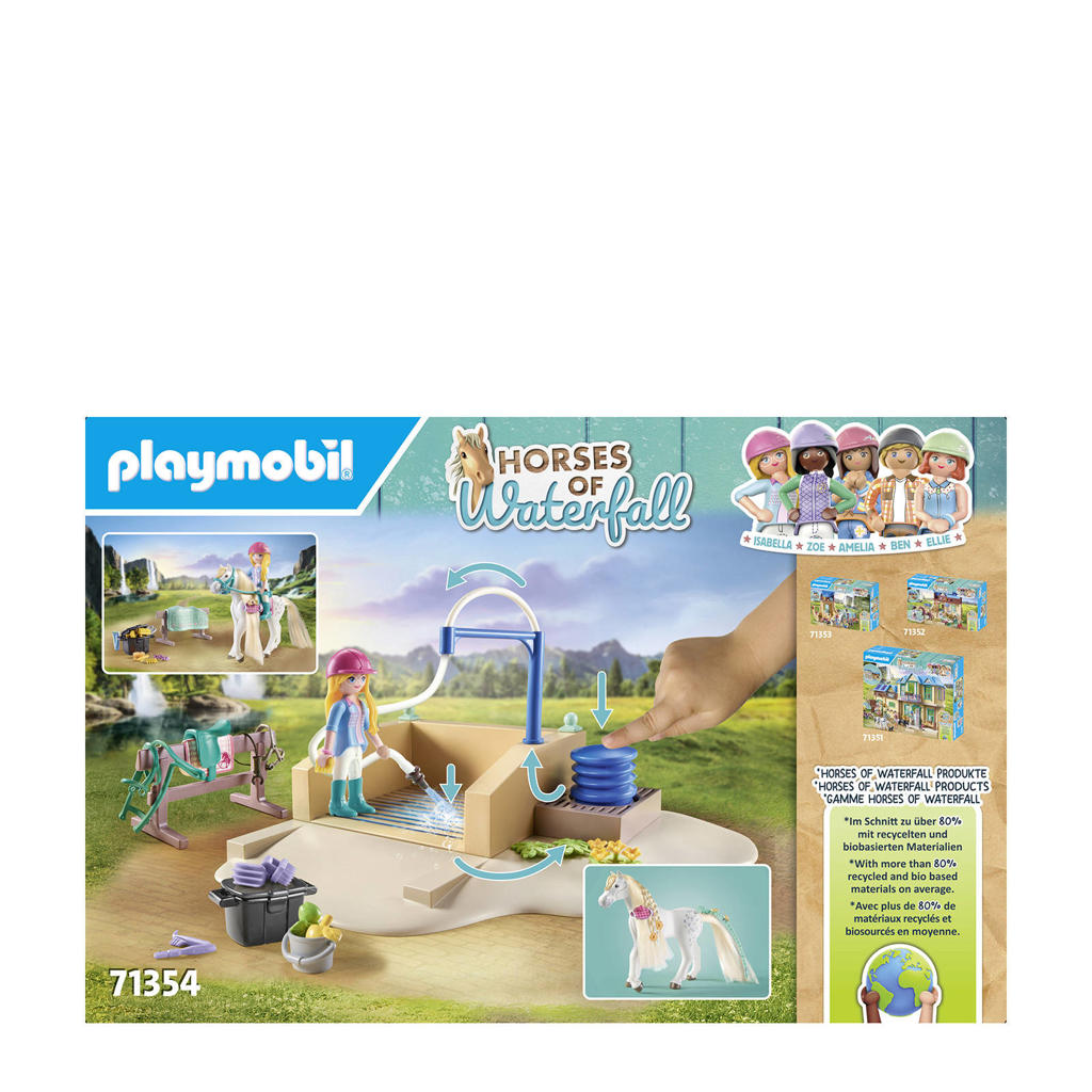 PLAYMOBIL Horses of Waterfall 71640 Paard met manen accessoires, inclusief een figuur, een paard en drie CRAYOLA-stiften, creatief speelgoed voor kinderen vanaf 5 jaar PLAYMOBIL Horses of Waterfall 71640 Paard met manen accessoires, inclusief een figuur, een paard en drie CRAYOLA-stiften, creatief speelgoed voor kinderen vanaf 5 jaar