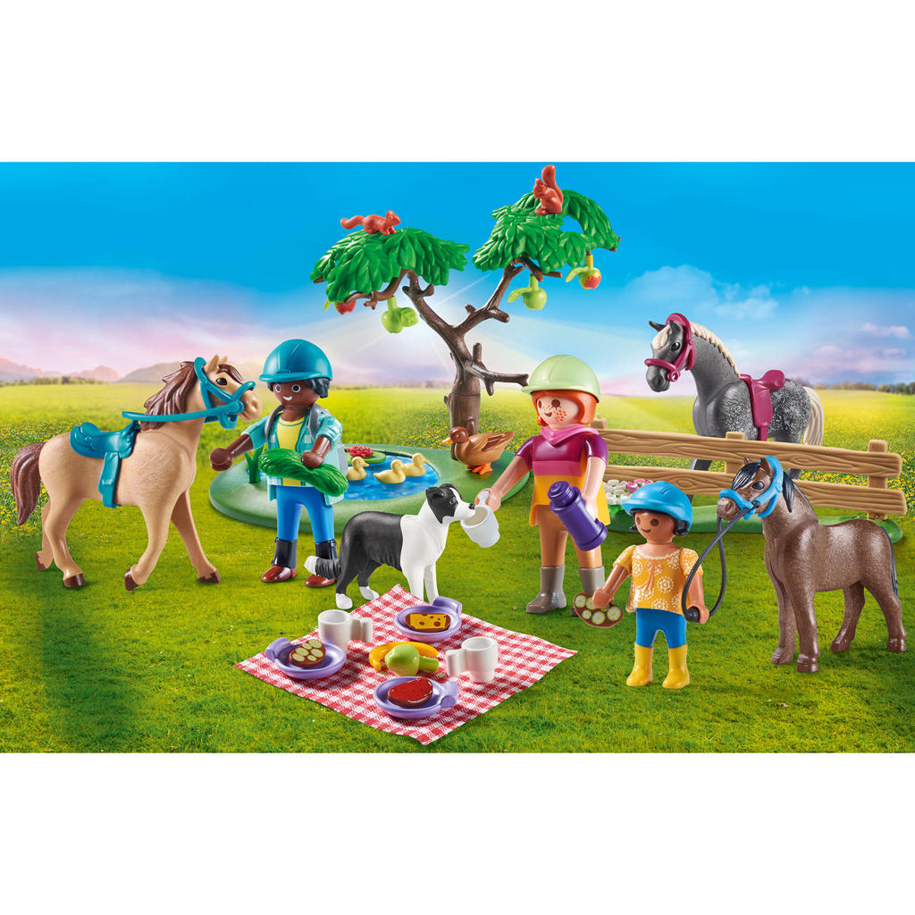 Playmobil van promo paarden