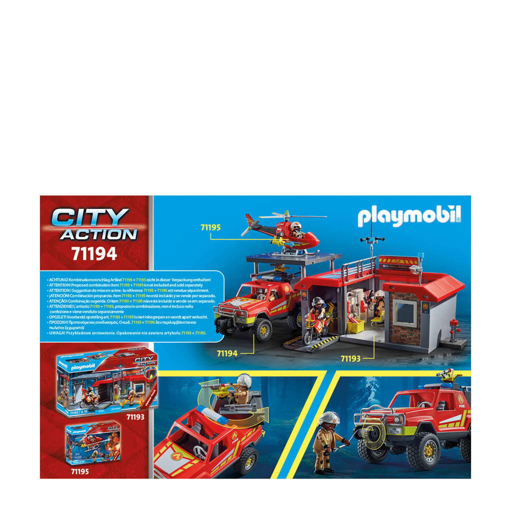 Playmobil City Action Fire Truck - 71194