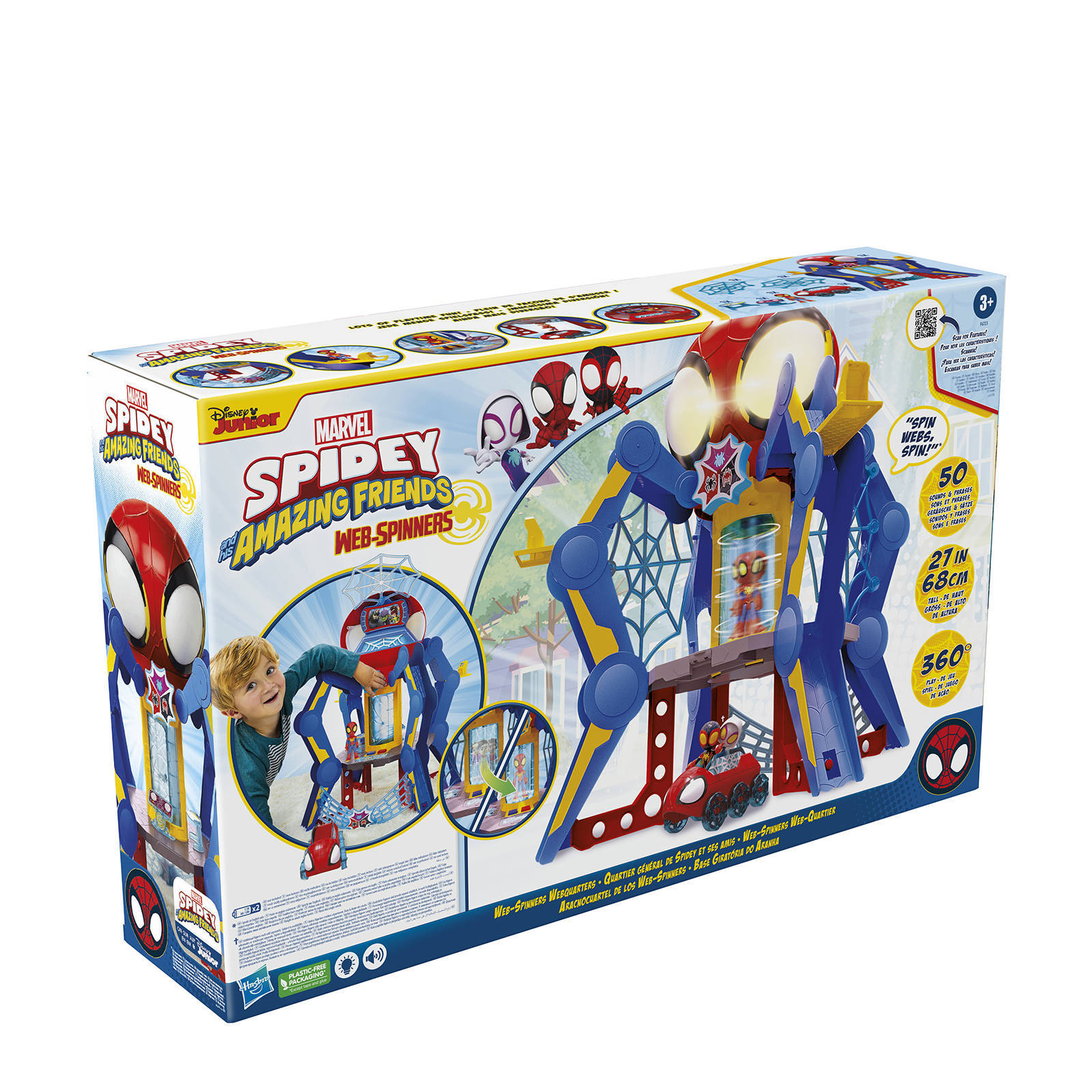Hasbro Marvel Spidey And His Amazing Friends Web-Spinners Spidey Mit Luftkissen-Gleiter Ab € 34