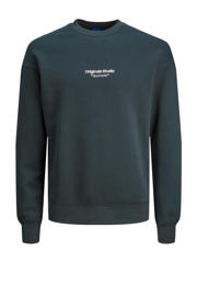 thumbnail: JACK & JONES ORIGINALS sweater JORVESTERBRO met printopdruk groen