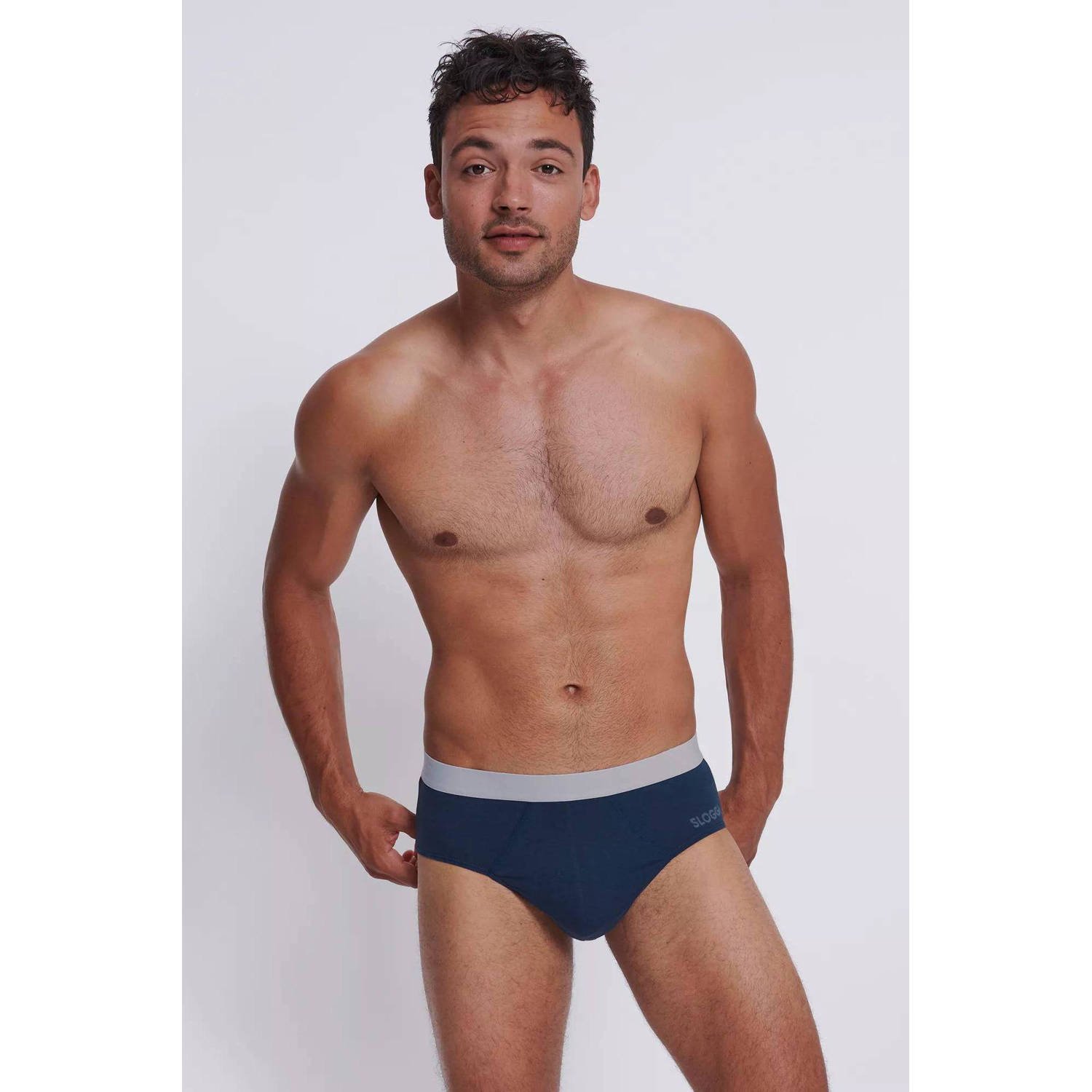 Sloggi MEN GO slip (set van 2) donkerblauw