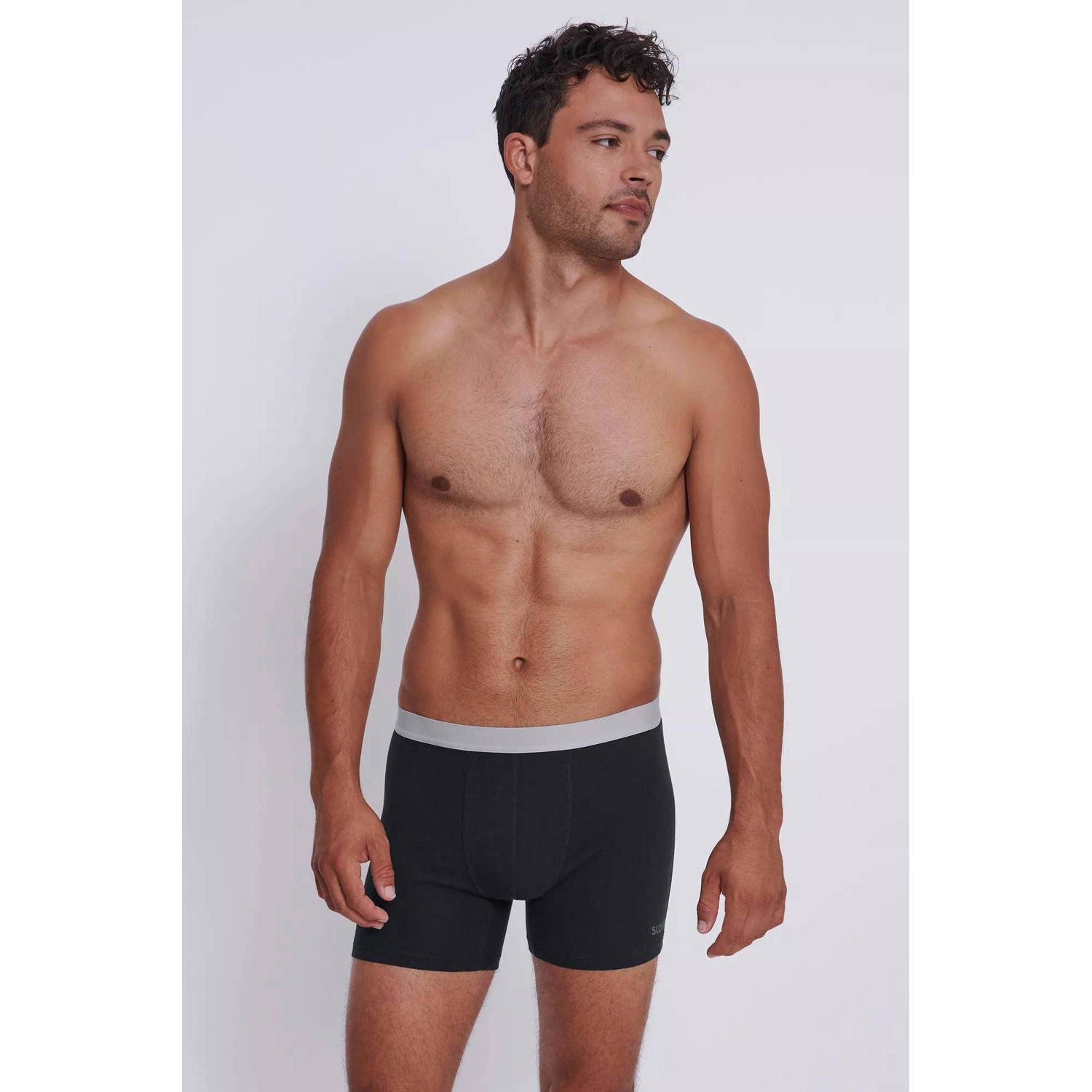 Sloggi men Go boxershort (set van 2) zwart