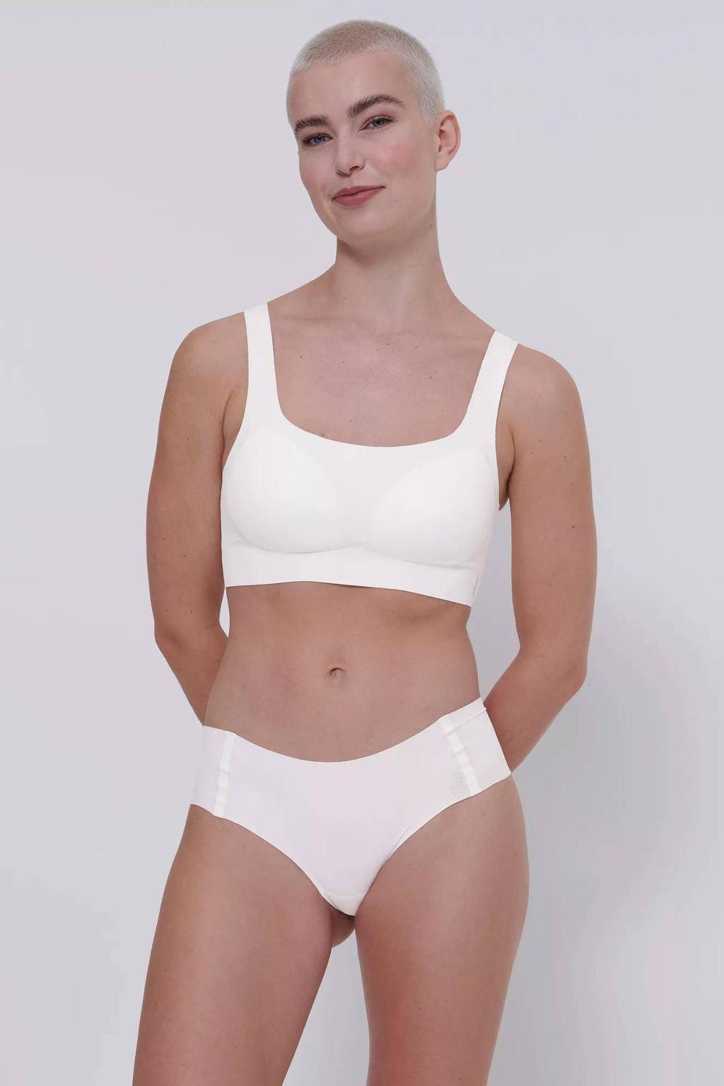 sloggi ZERO Feel seamless voorgevormde bh top ivoor