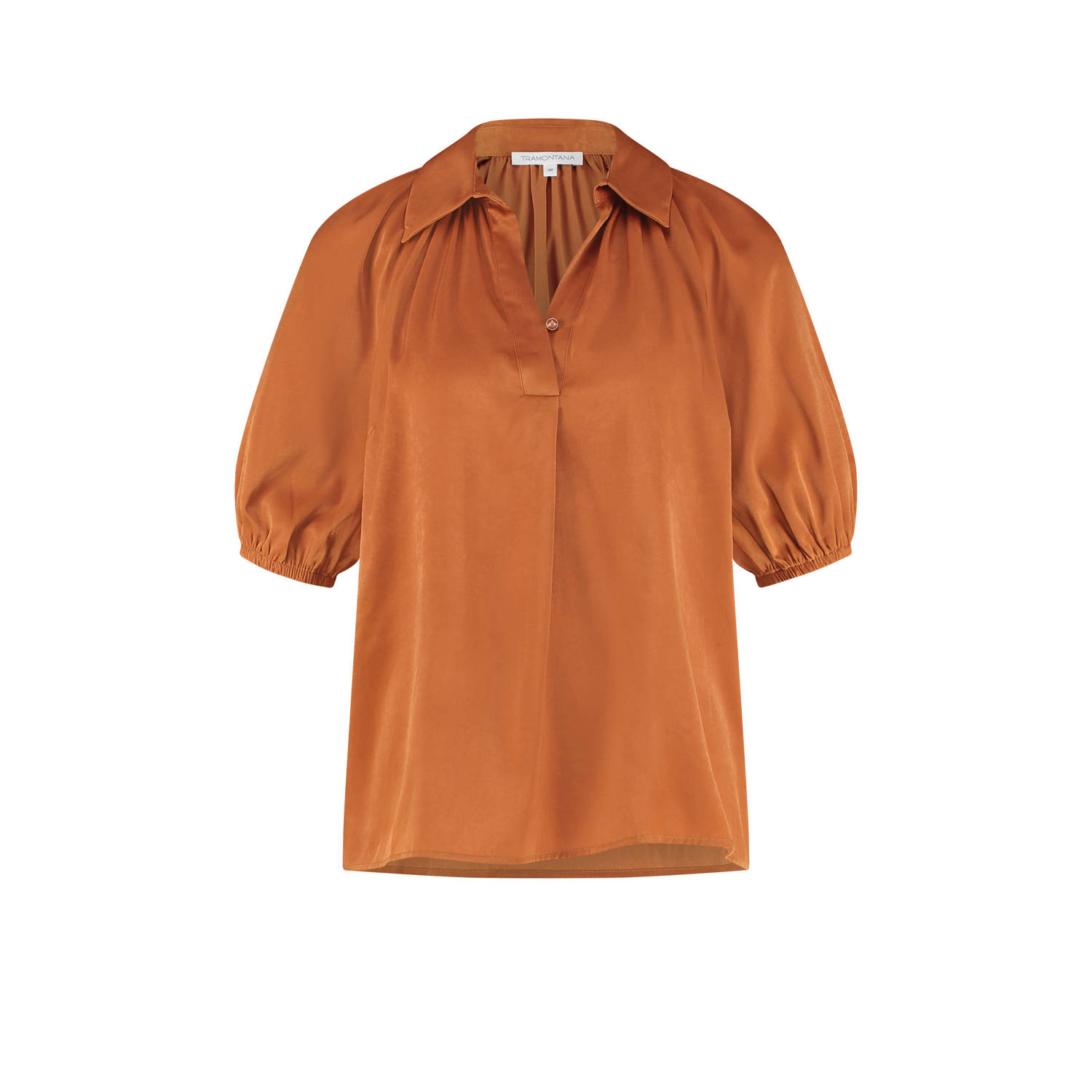 Tramontana Raglan Top Korte Mouw Orange Dames