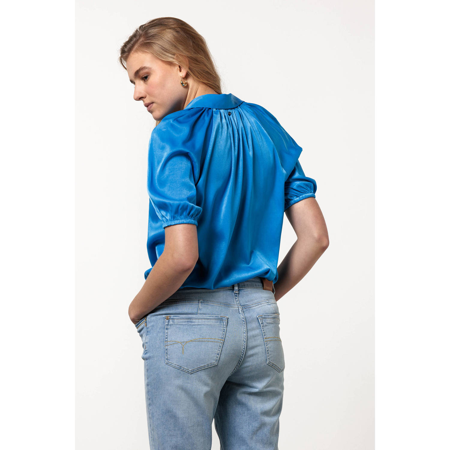Tramontana blousetop blauw