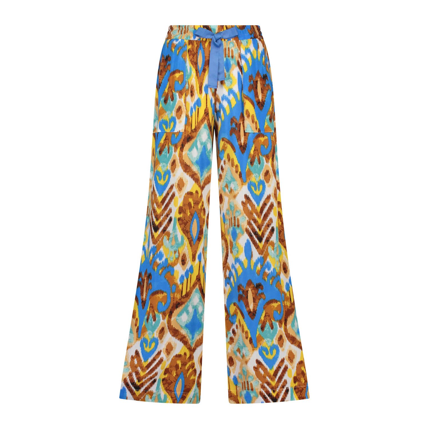 Tramontana high waist wide leg pantalon met all over print multi