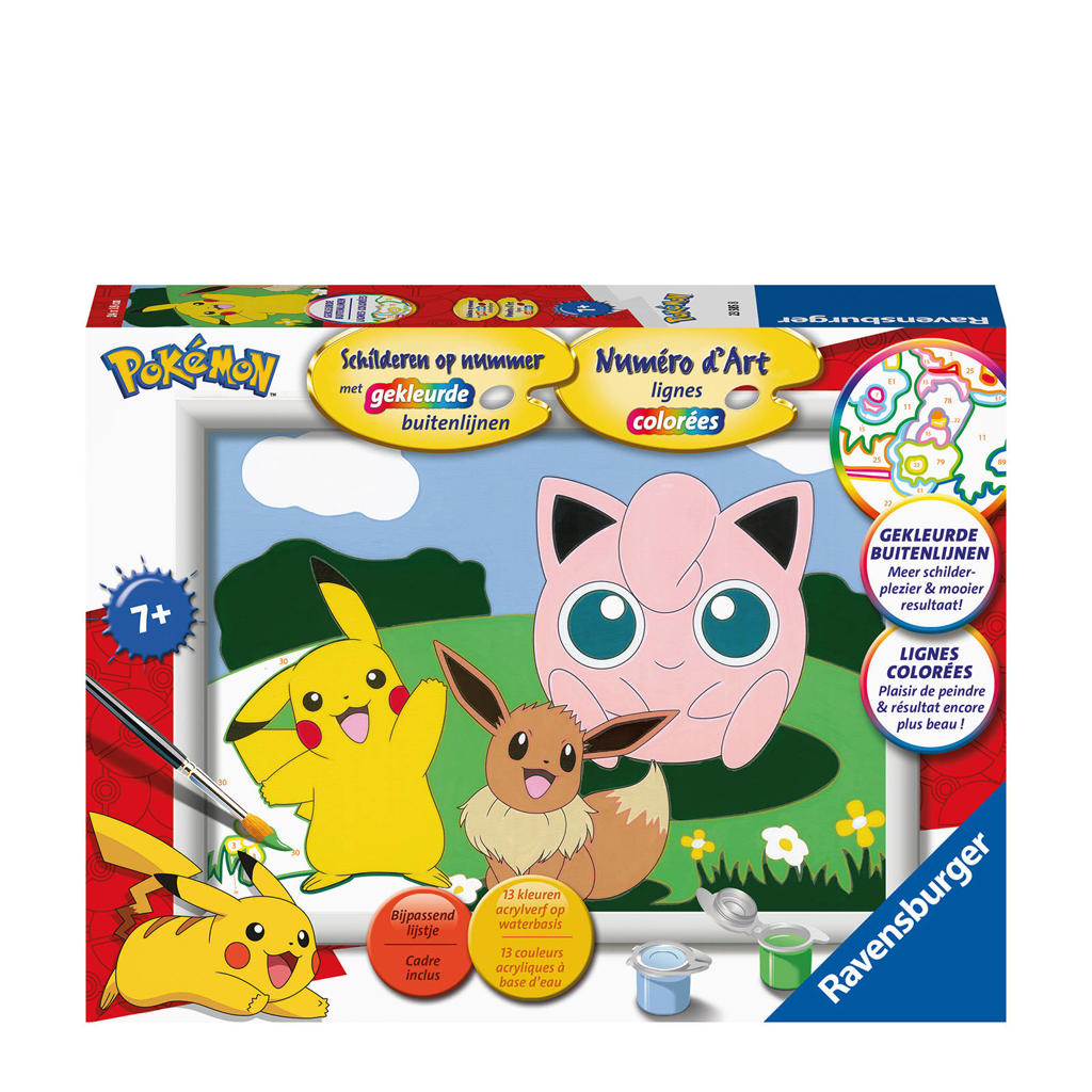Ravensburger  Schilderen op nummer Pokémon