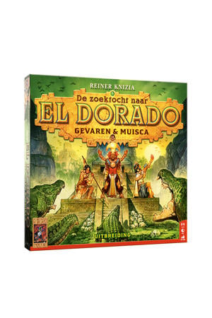 De Zoektocht naar El Dorado: Gevaren & Muisca uitbreidingsspel