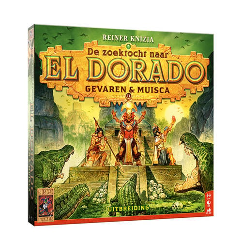 999 Games De Zoektocht naar El Dorado: Gevaren & Muisca uitbreidingsspel afbeelding
