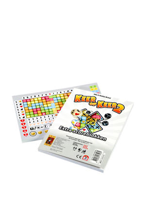 Scoreblokken keer op keer 2 twee stuks level 1 uitbreidingsspel
