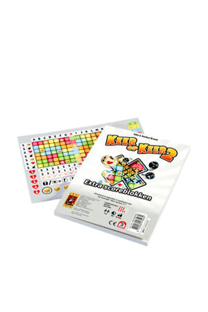 Scoreblokken keer op keer 2 twee stuks level 1 uitbreidingsspel