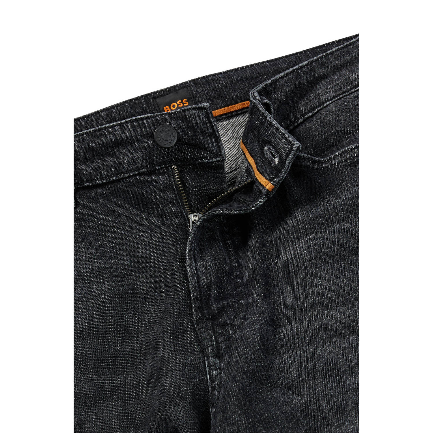 BOSS regular fit jeans zwart