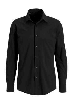 slim fit overhemd P-HANK met all over print black
