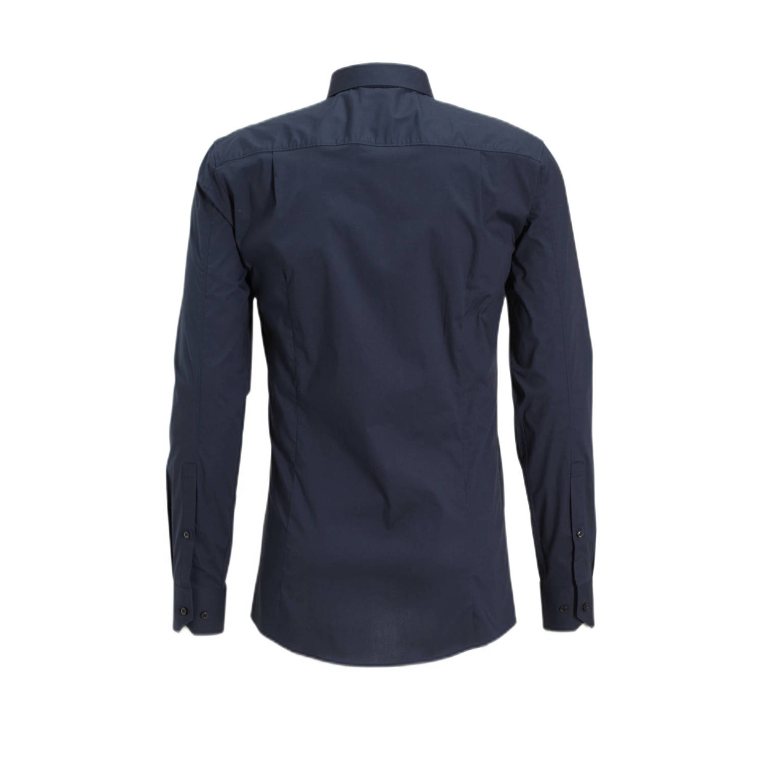 HUGO super slim fit overhemd Elisha02 navy