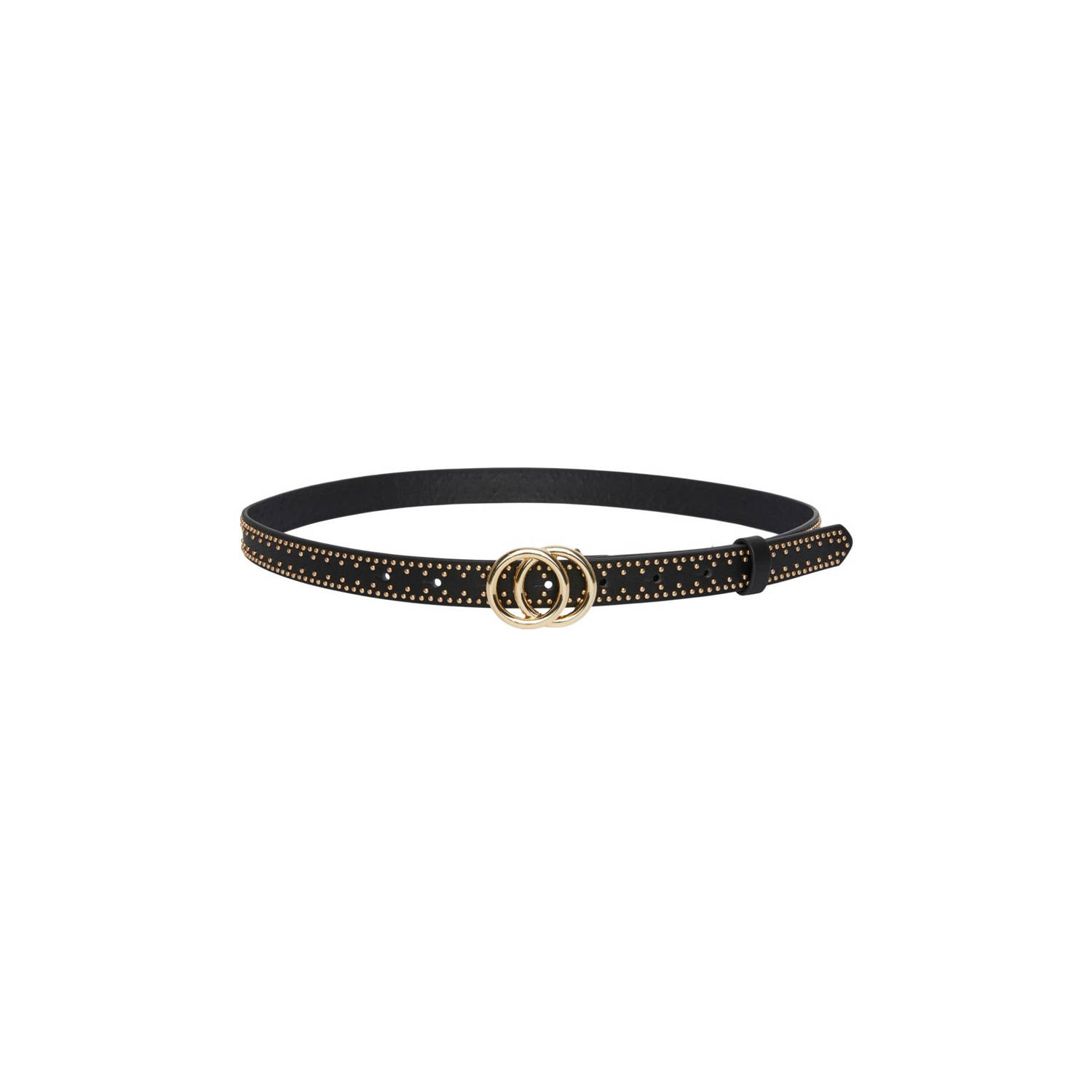 PIECES riem PCKARREN met studs zwart