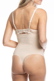 thumbnail: MAGIC Bodyfashion seamless high waist sterk corrigerende string Maxi Sexy Hi-Thong lichtbeige
