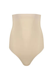thumbnail: MAGIC Bodyfashion seamless high waist sterk corrigerende string Maxi Sexy Hi-Thong lichtbeige