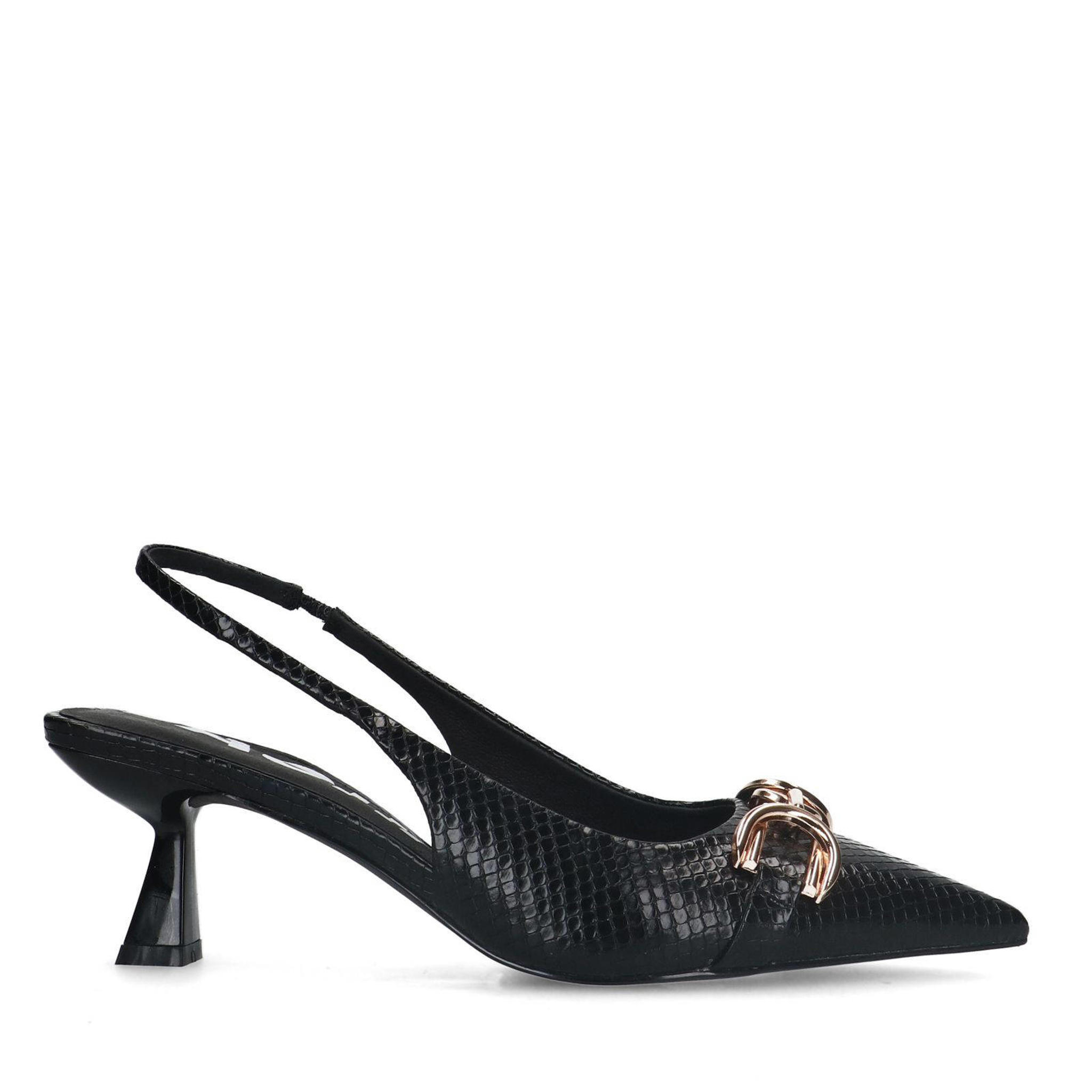 Steve Madden lak slingback pumps zwart Steve Madden lak slingback pumps zwart