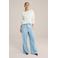 WE Fashion fijngebreid vest wit