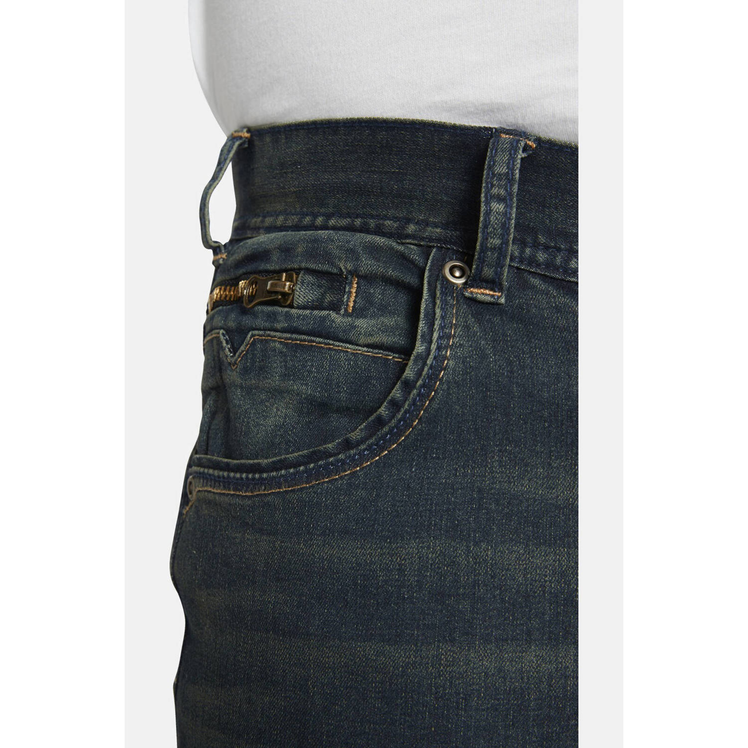 Charles Colby +FIT Collectie loose fit jeans BARON TAHAMS Plus Size donkerblauw