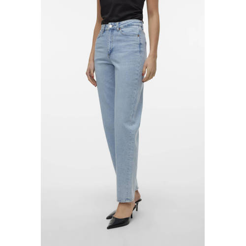 VERO MODA VMTESSA high waist mom jeans lichtblauw afbeelding