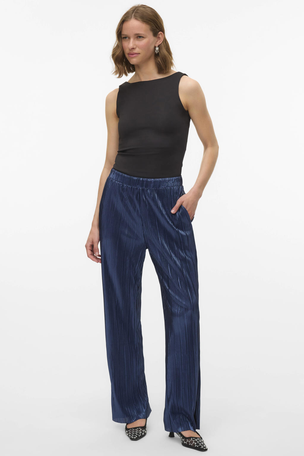 VERO MODA VMMILLION TOP 2-WAY zwart