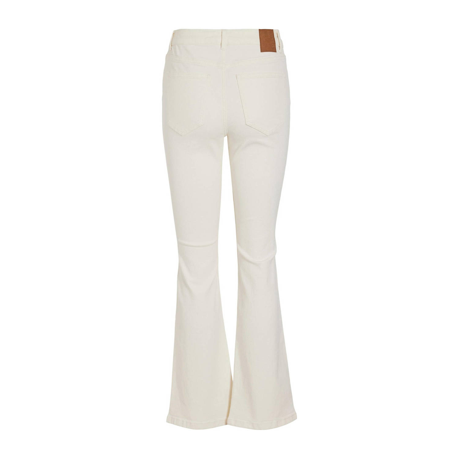 VILA flared jeans VIBETTY offwhite