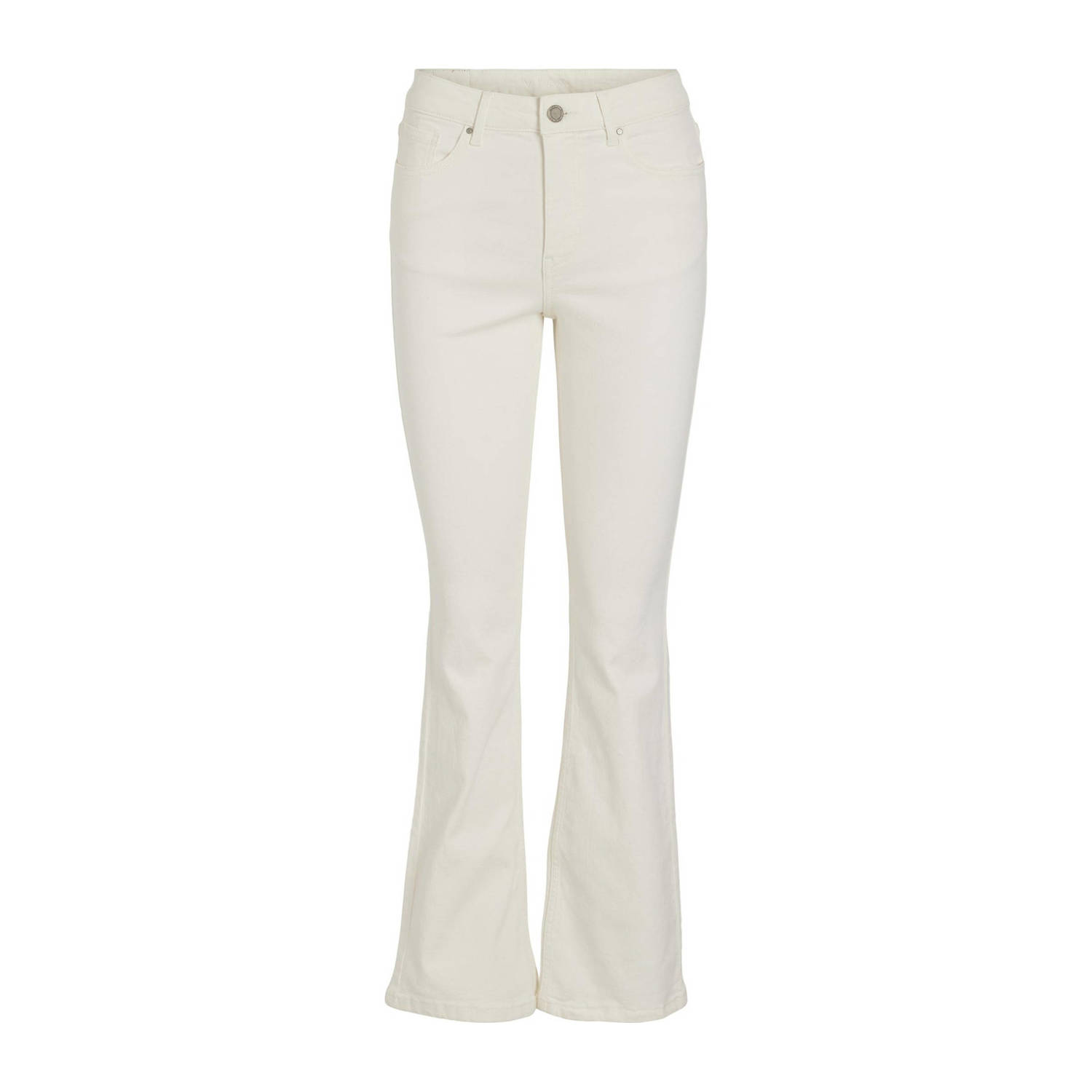 VILA flared jeans VIBETTY offwhite