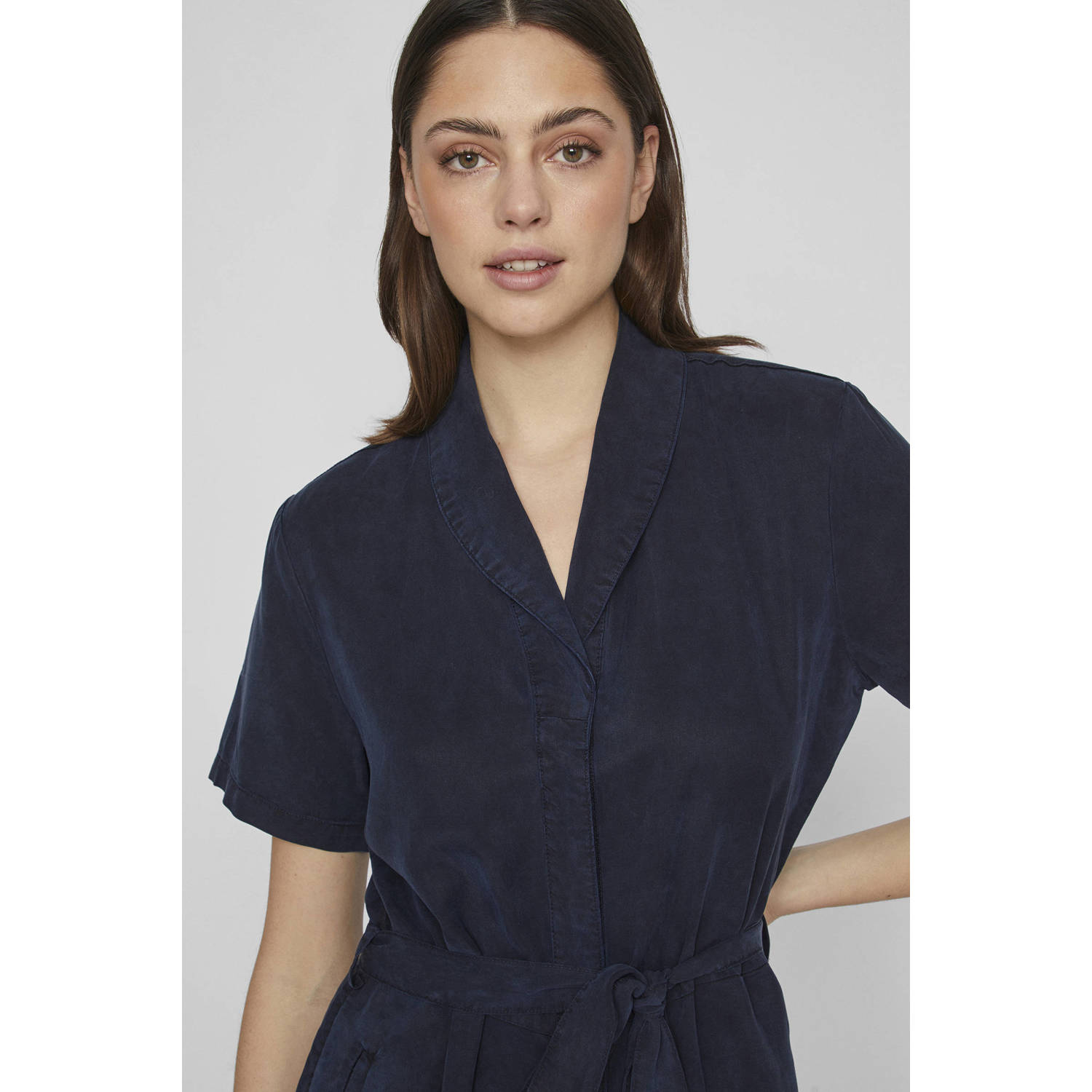 VILA jumpsuit VILISTI donkerblauw