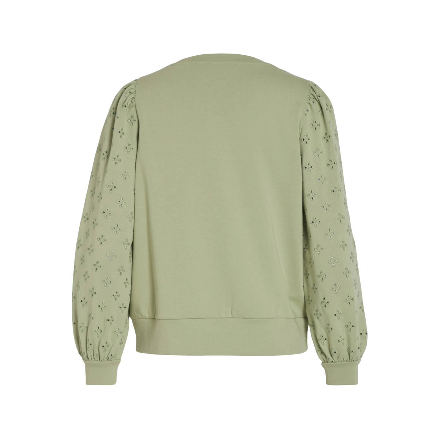 VILA sweater VIPUF groen