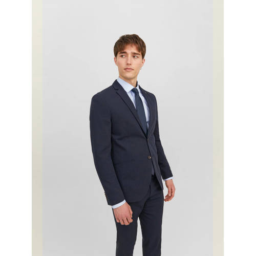 JACK & JONES stropdas JACSOLID donkerblauw afbeelding