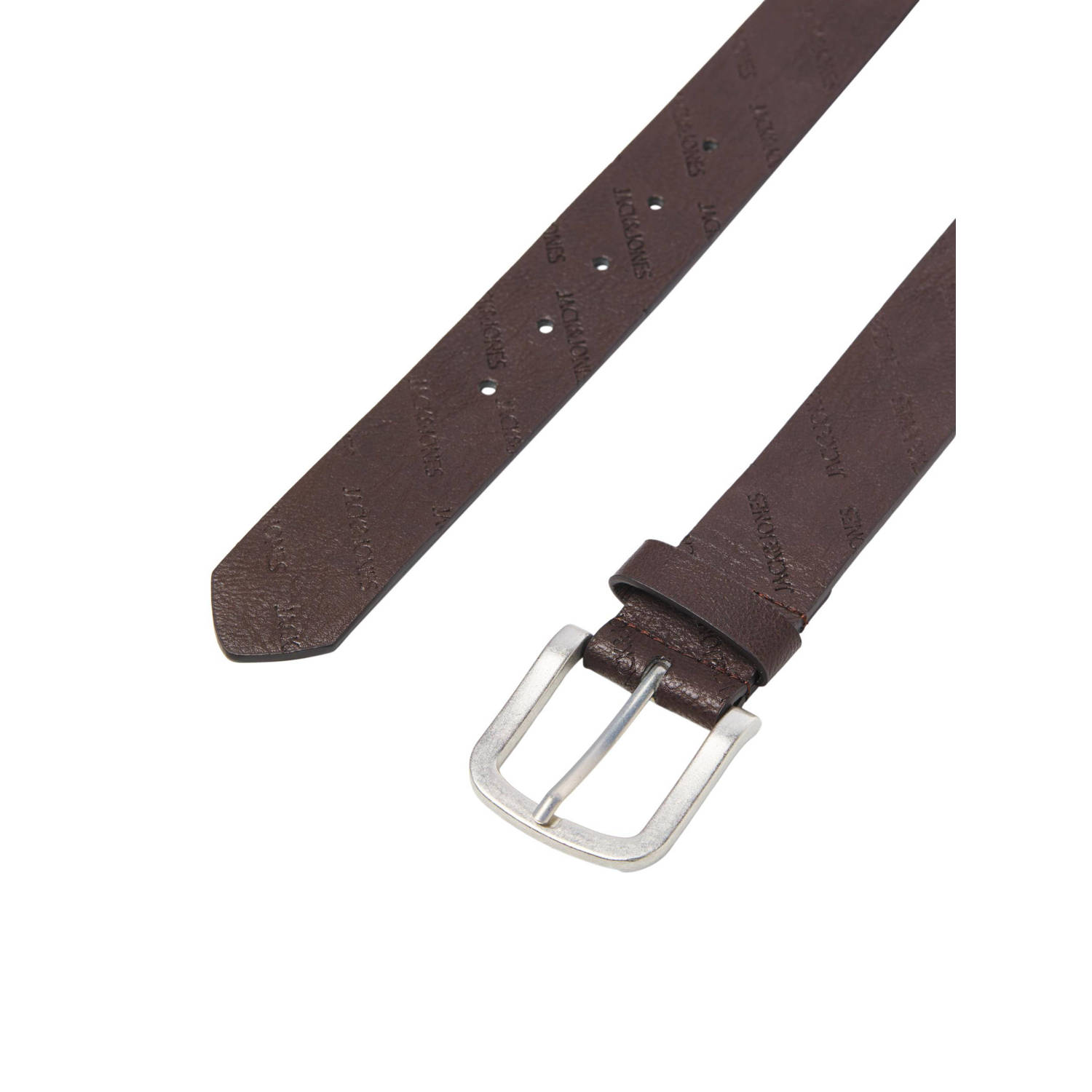 JACK & JONES riem JACHARRY donkerbruin