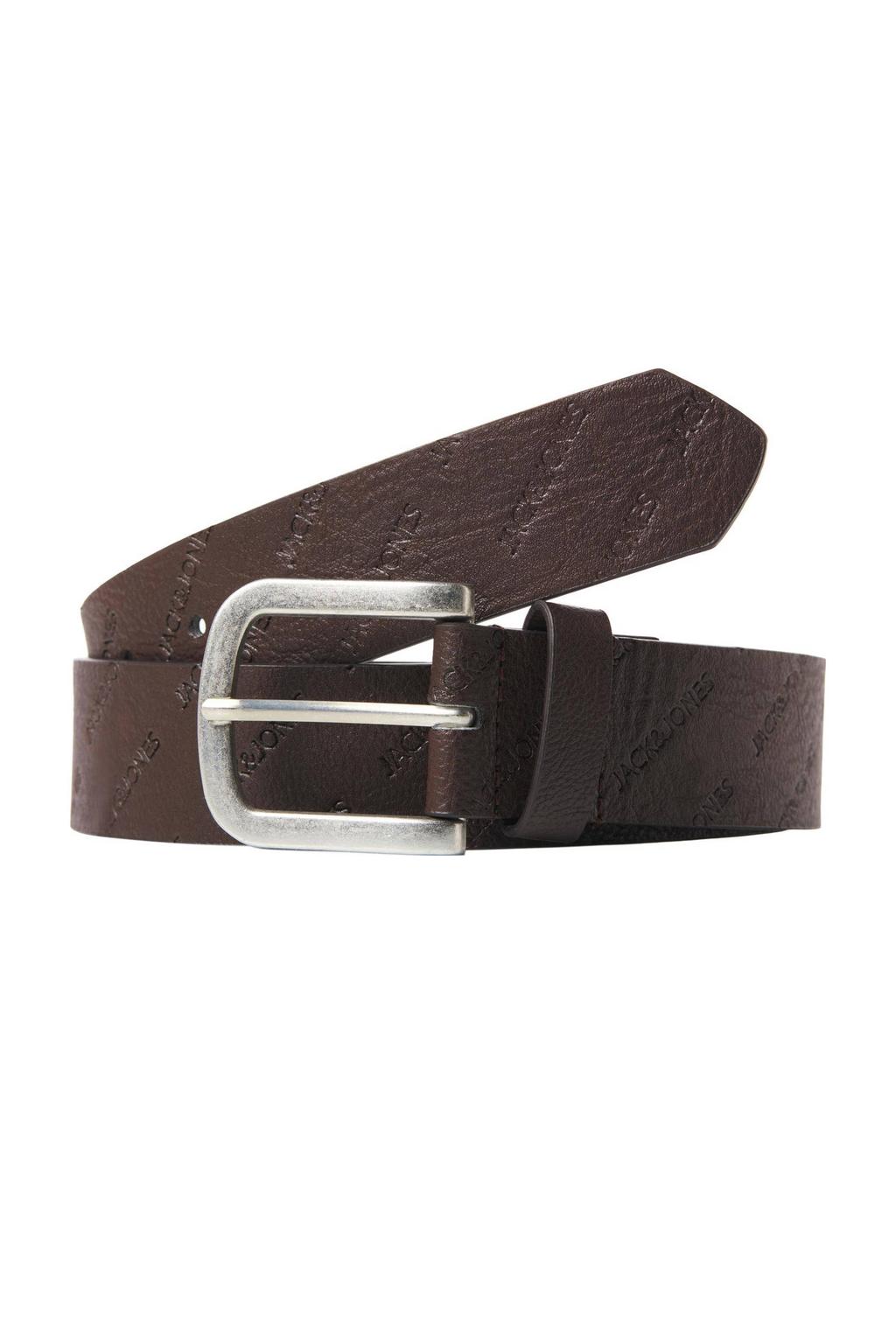 JACK & JONES riem JACHARRY donkerbruin