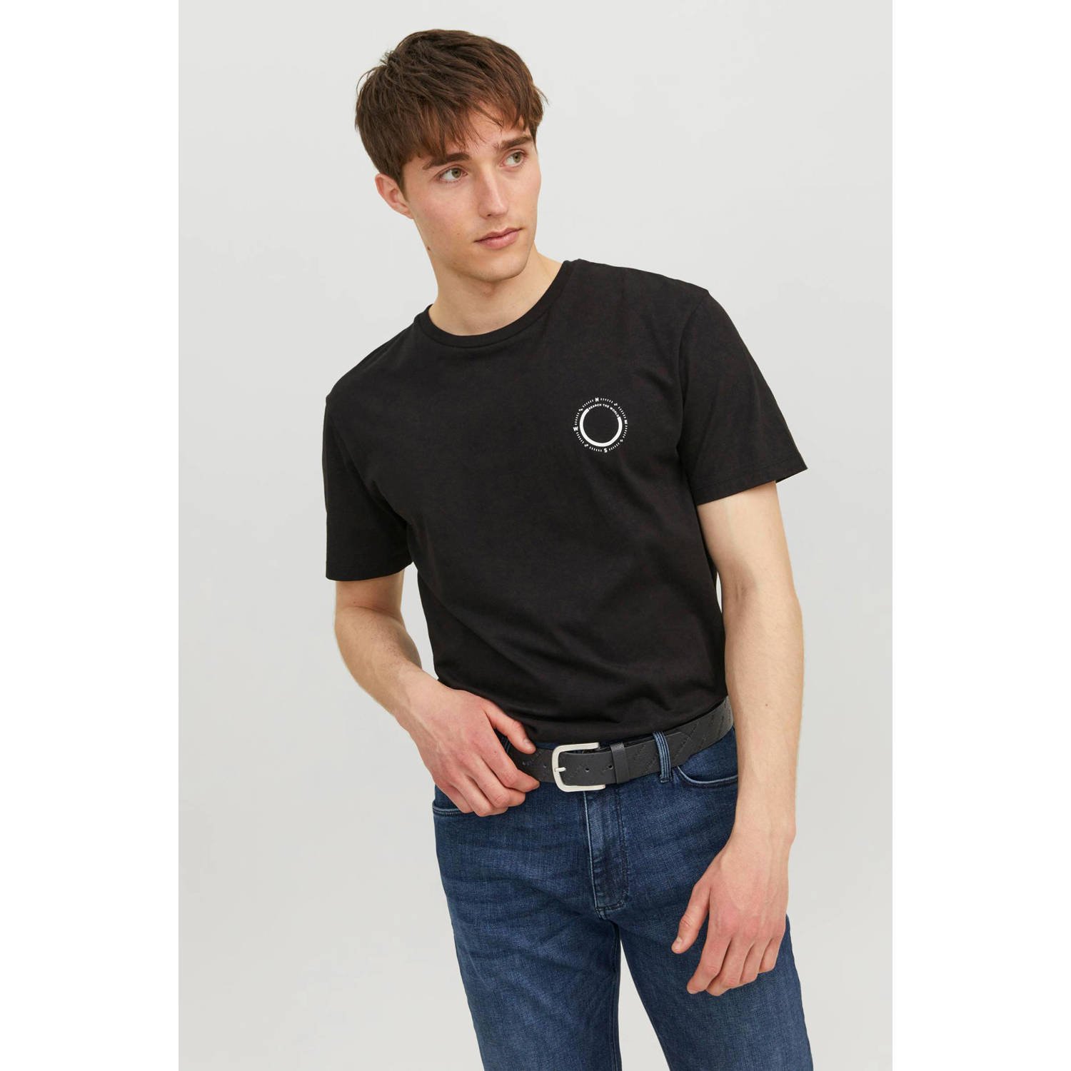 Jack & Jones Synthetische riem JACHARRY EMBOSSED BELT NOOS