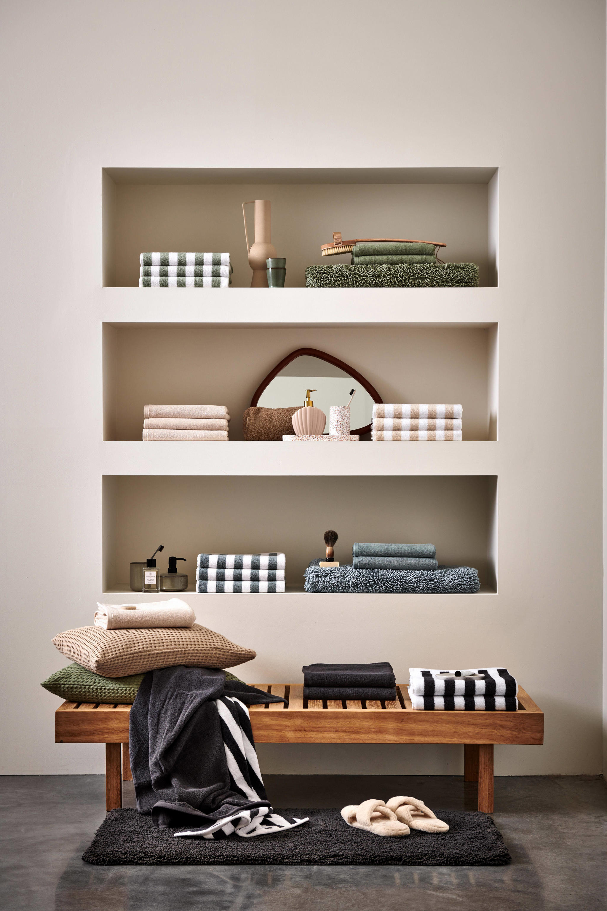 Vandyck handdoek Verona Plain (set van 2) (110x60 cm) - Afbeelding 3