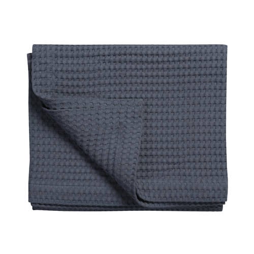 Vandyck katoenen bedsprei pique waffle (donkerblauw) (160x250 cm) afbeelding
