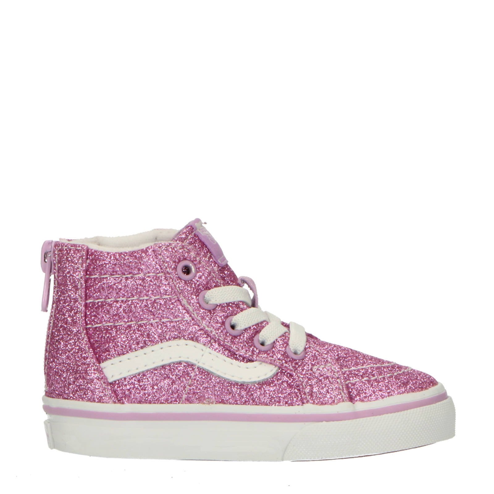 VANS SK8 Hi Zip Glitter sneakers roze wehkamp