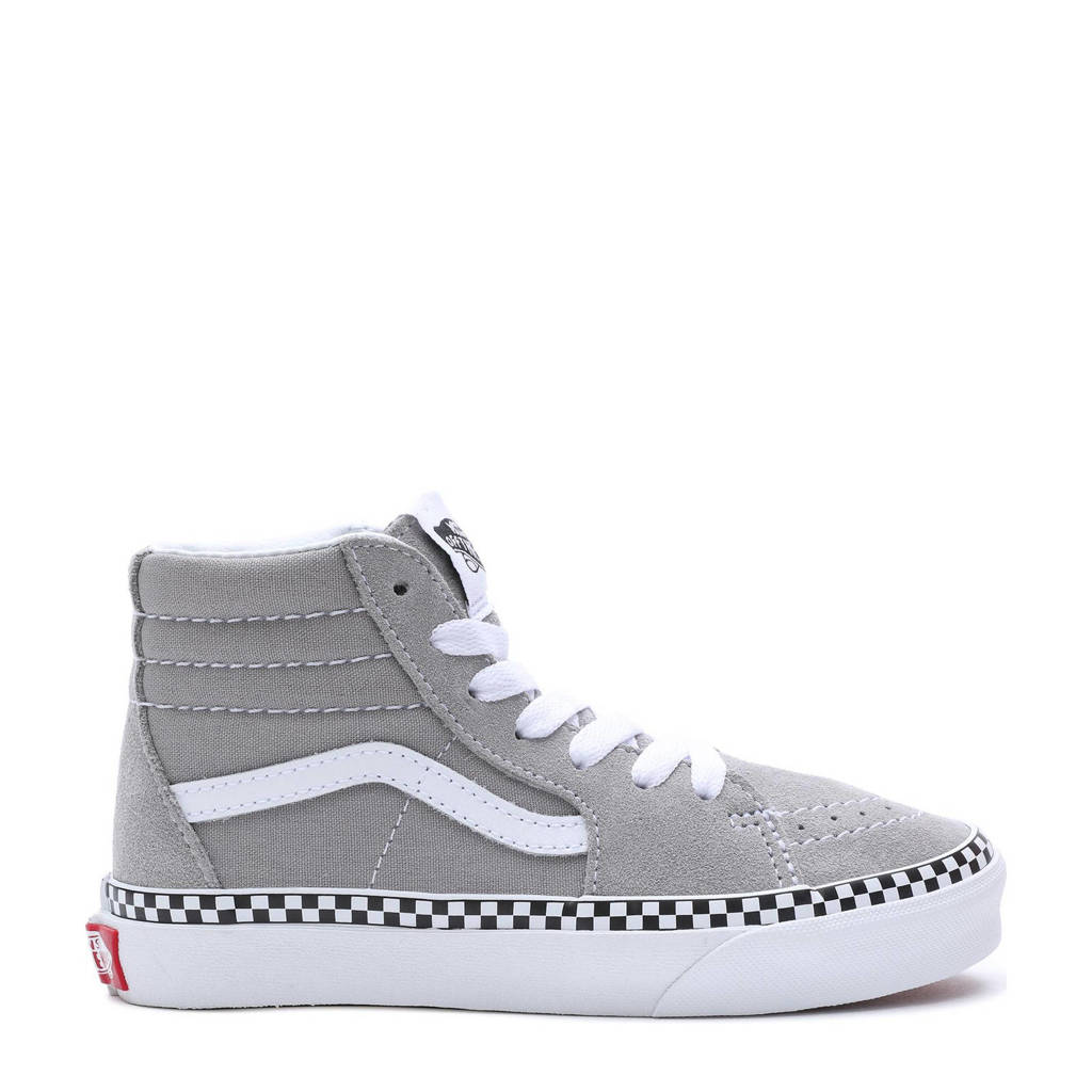 SK8-Hi Checkerboard Foxing sneakers grijs
