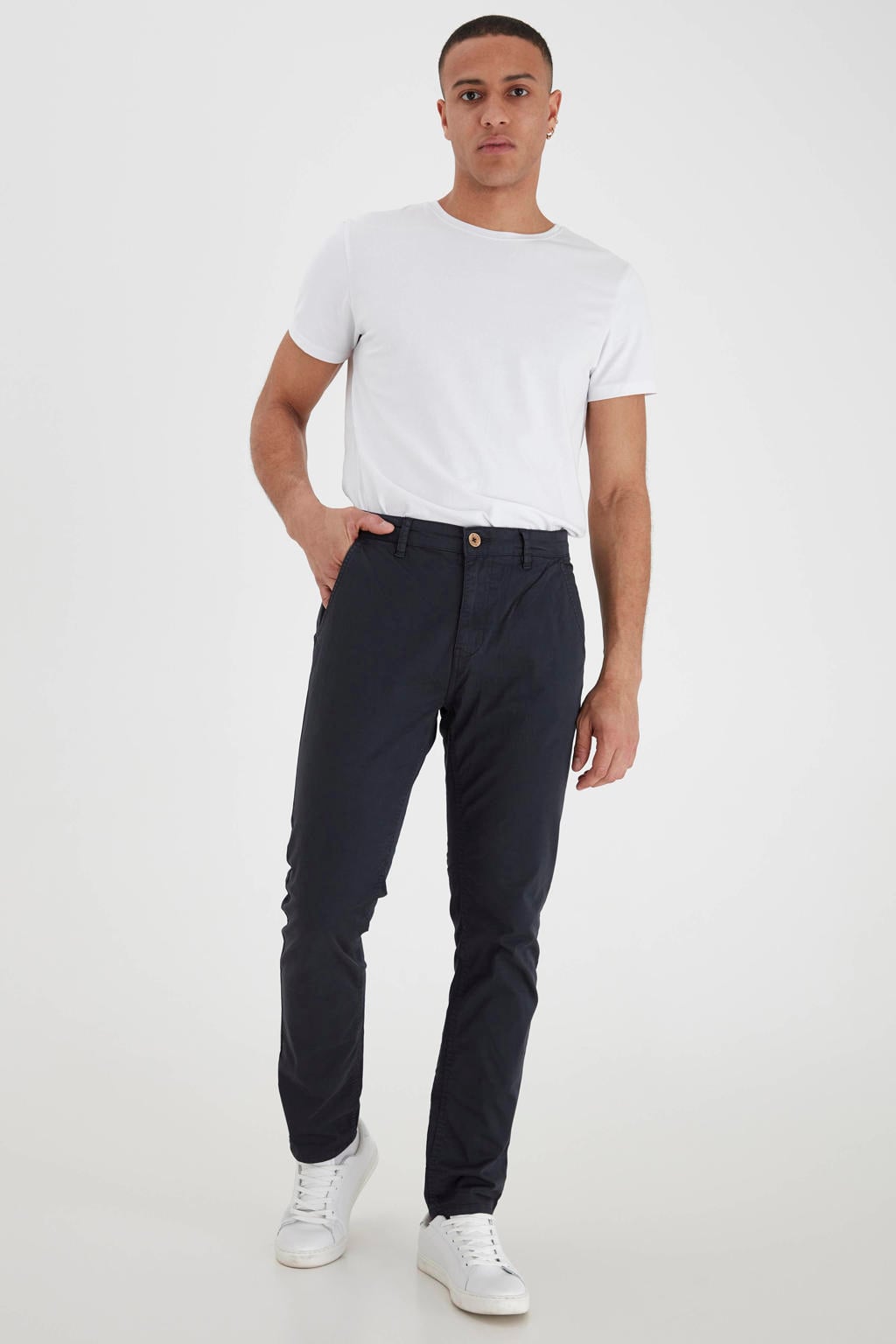 Blend slim fit broek BHNIGHT dark navy blue