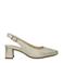 Gabor leren slingback pumps beige