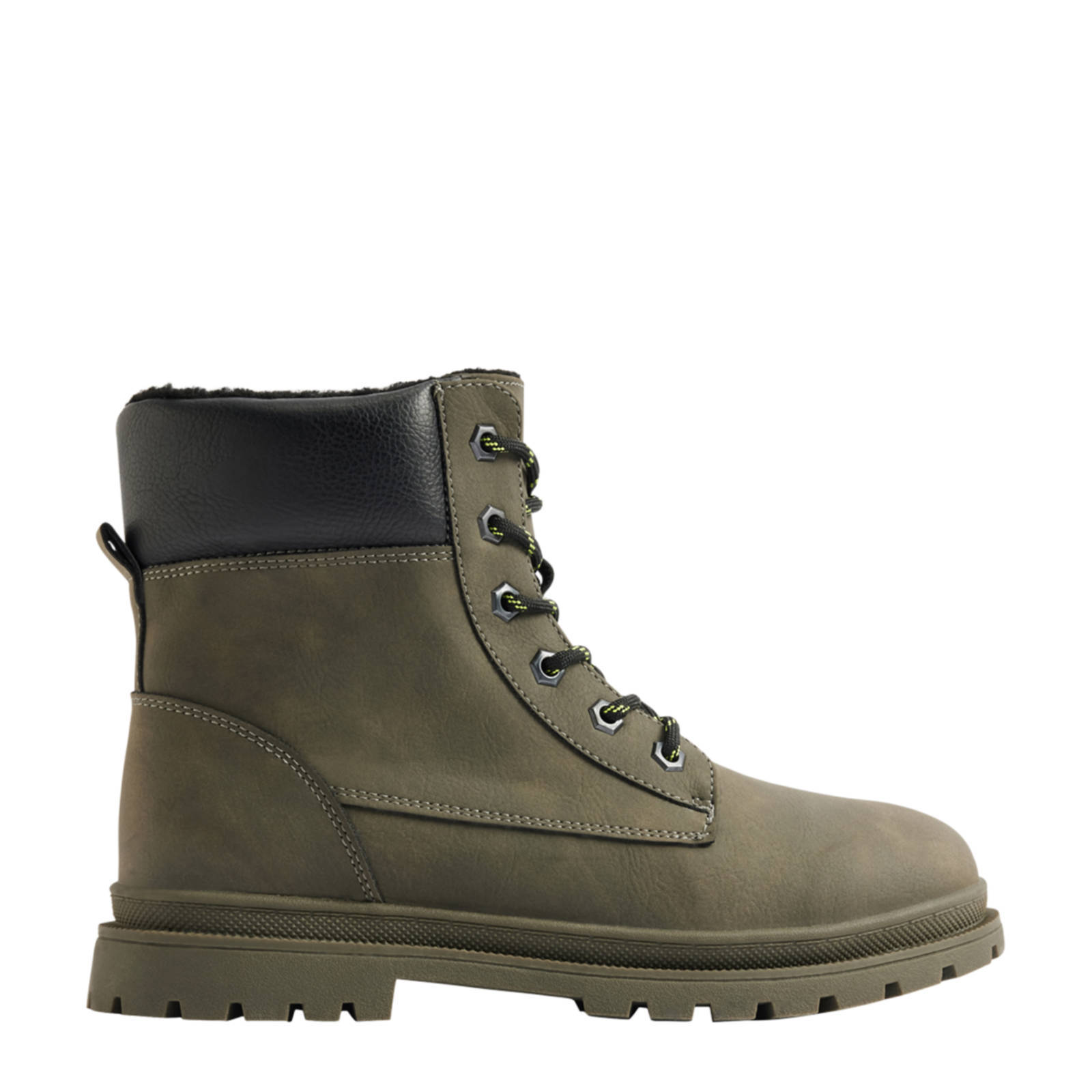 Groene veterboots outlet